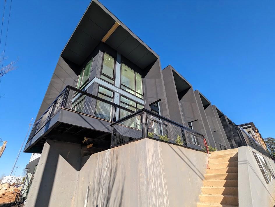 How decidedly modern townhome row near BeltLine turned out Urbanize